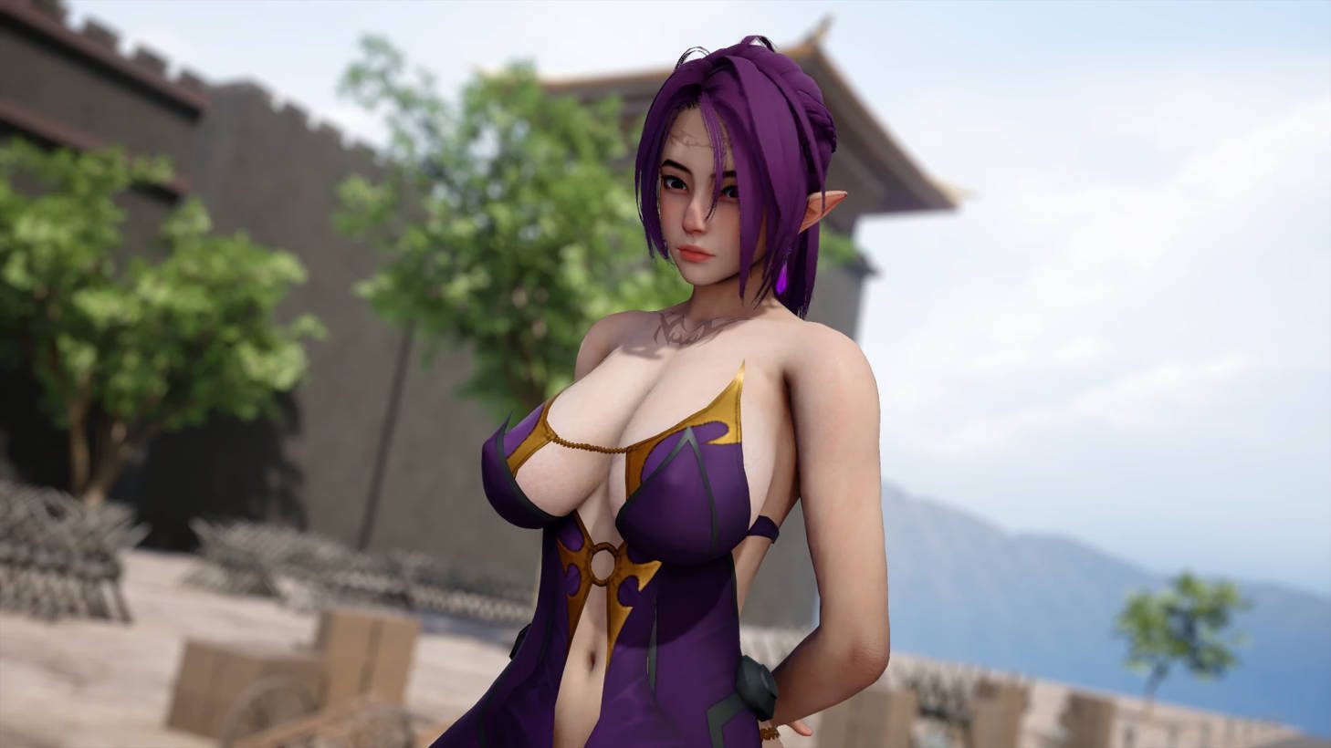 跨领域 0.4亚洲SLG 跨界 Cross Realms 中文版下载 修气九境视觉小说 封面图