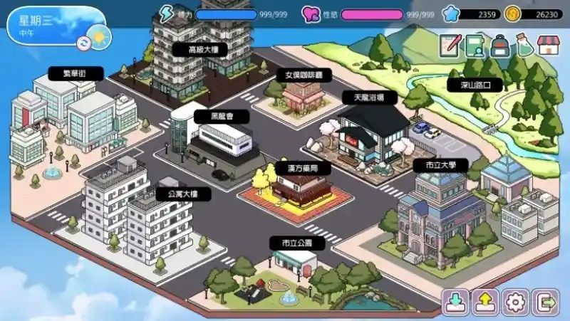 背德浴场 角色养成 资料图