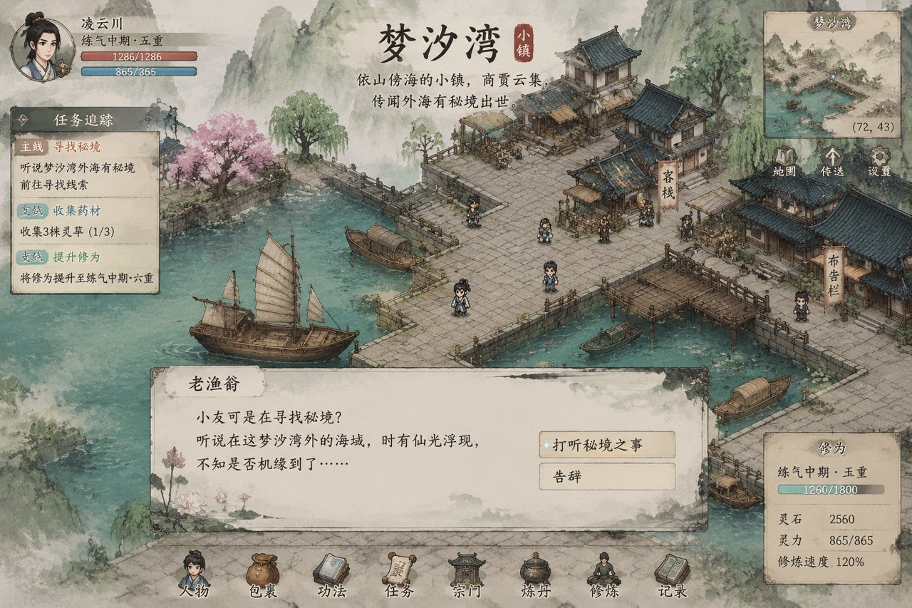 谪仙索欢录 剧情互动 场景图 1
