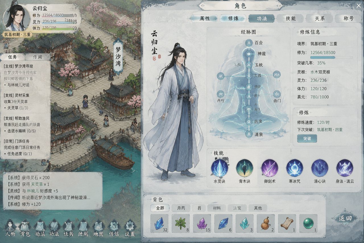 谪仙索欢录 梦汐湾 内容截图 8