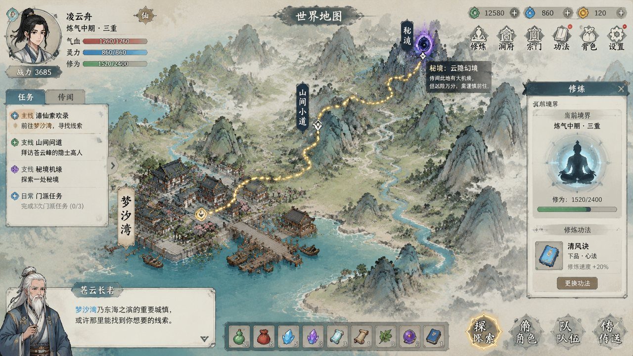 谪仙索欢录 剧情探索 页面配图 3