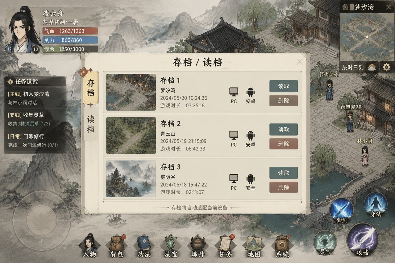 谪仙索欢录 操作界面 资料图 4