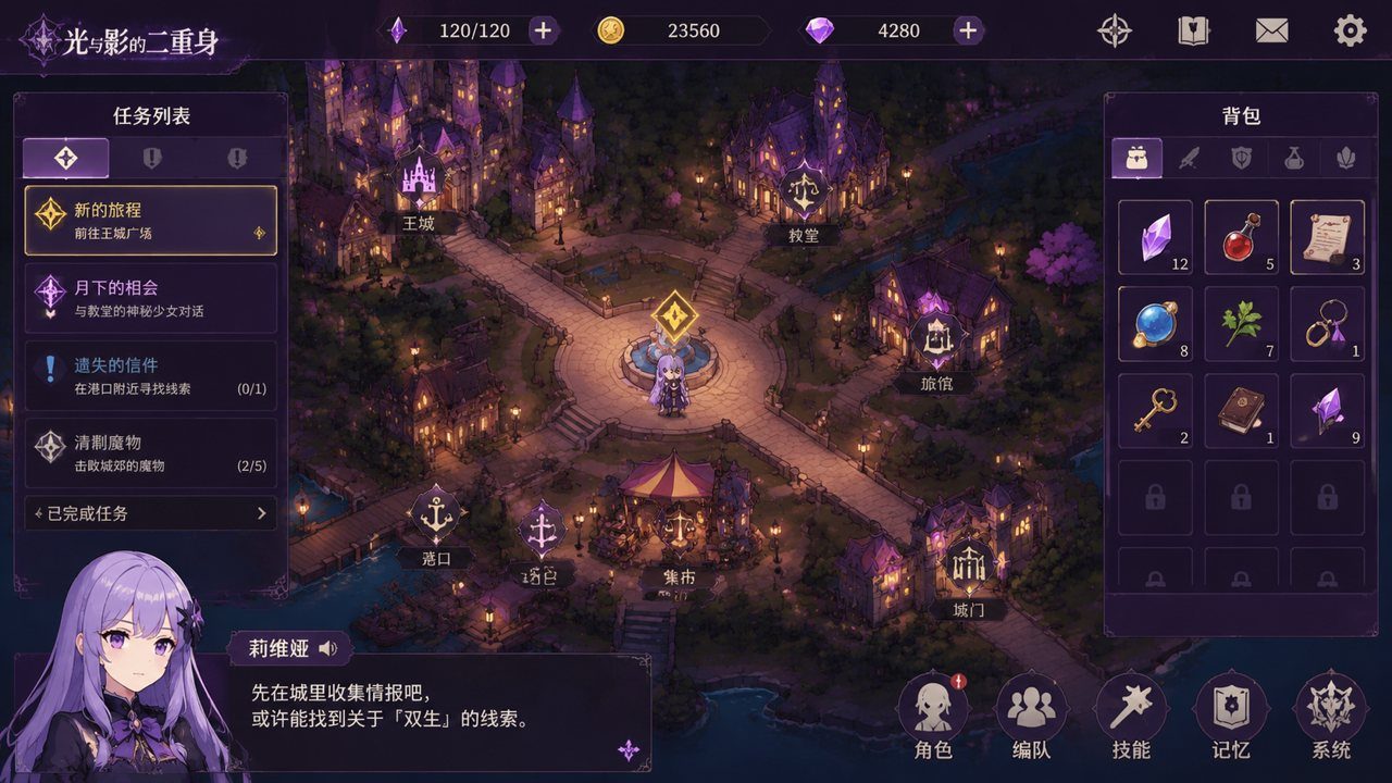 光与影的二重身 角色路线 详情图 3