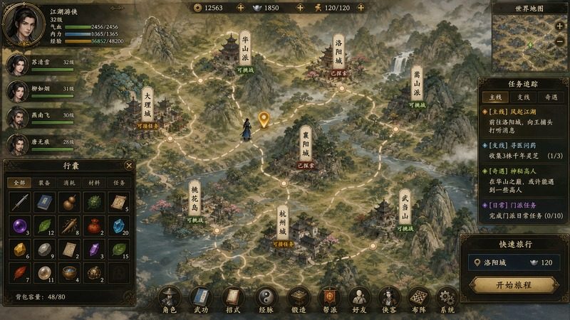 金庸群侠传5爱与死仙狐MOD六周年 实机画面 页面配图 6