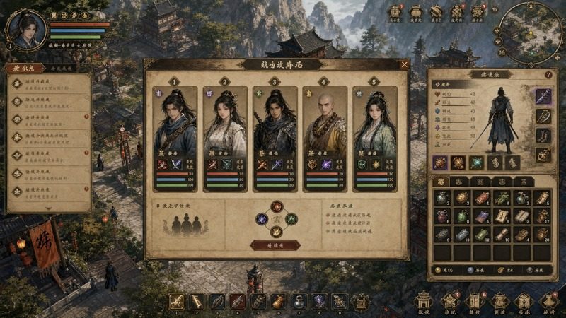 金庸群侠传5爱与死仙狐MOD六周年 武林外史 演示图 1